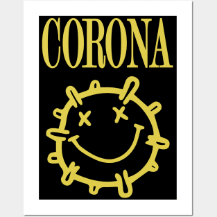 Corona Cartoon Posters and Art